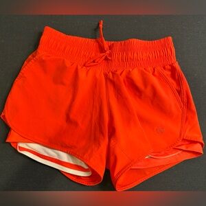 Women's red/Orange Athletic Shorts